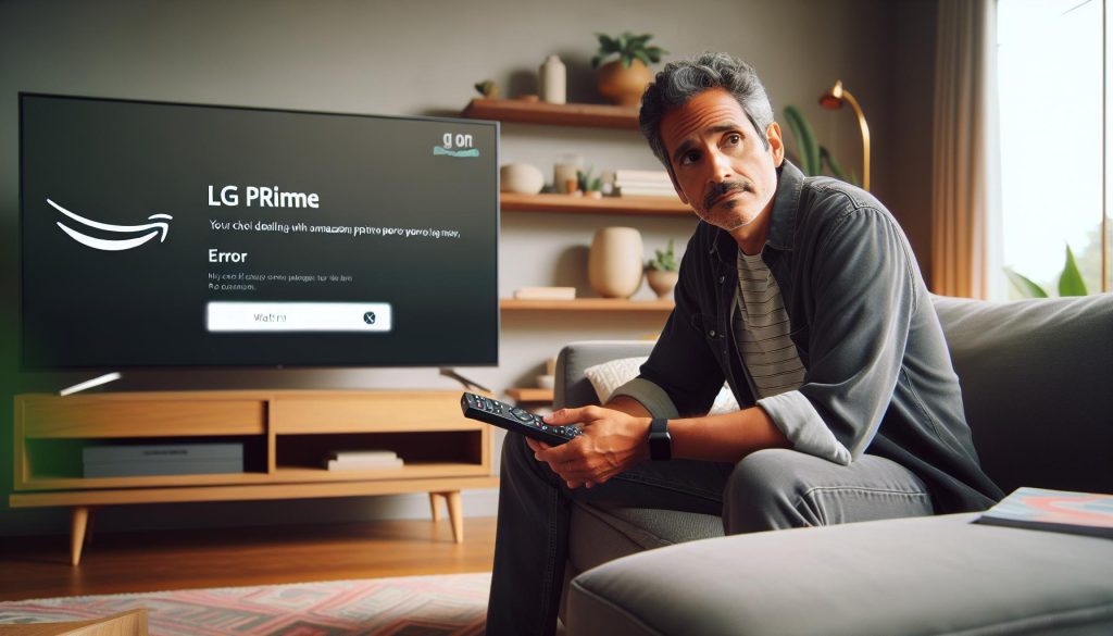 Amazon Prime Me Da Error en Mi TV LG: Cómo Arreglarlo