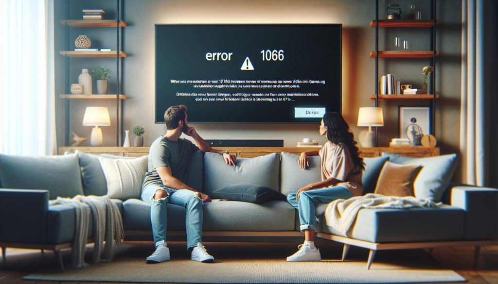 Amazon Prime Video en Smart TV Samsung Error 1066: Arreglo
