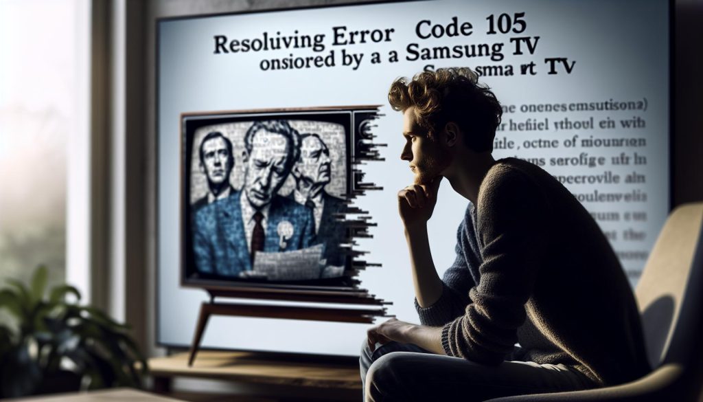 Codigo de Error 105 Smart TV Samsung: Cómo Resolverlo