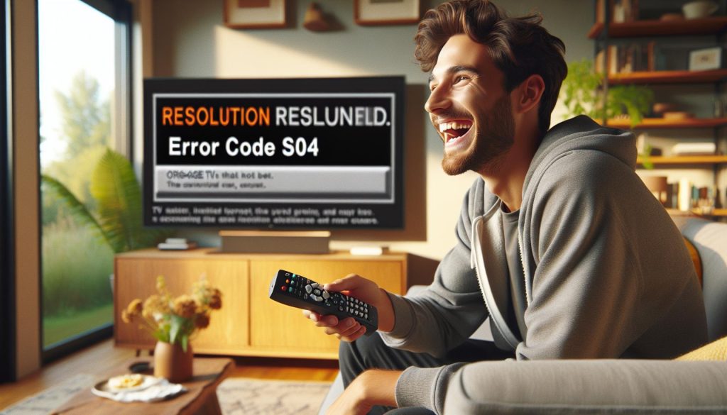Codigo de Error S04 Orange TV: Reparación Garantizada