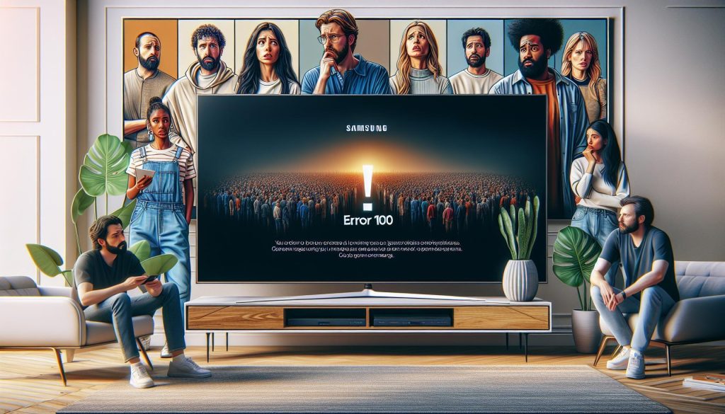 Error 100 de Samsung TV: Cómo Arreglarlo Ahora