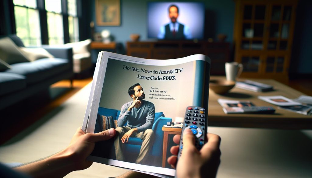 AT&T TV Error Code 8003: Soluciona Este Problema Ahora