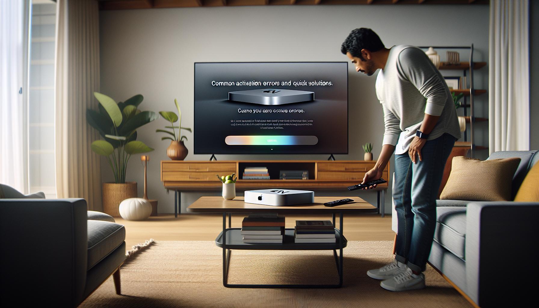 Activación de Error en Apple TV: Causas Comunes y Soluciones Rápidas