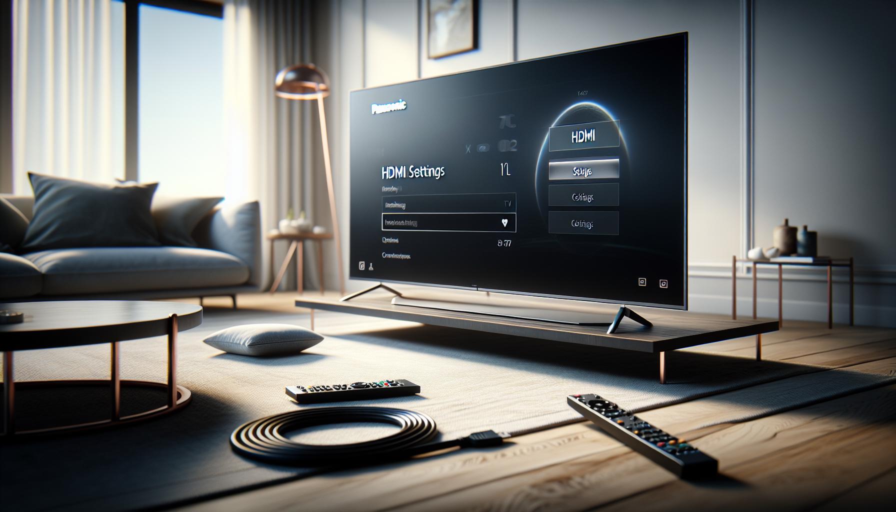Ajustes de Configuración de HDMI en TV Panasonic