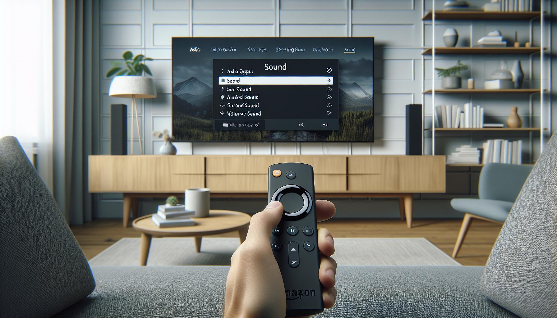 Ajustes de Sonido en la Configuración de Fire Stick