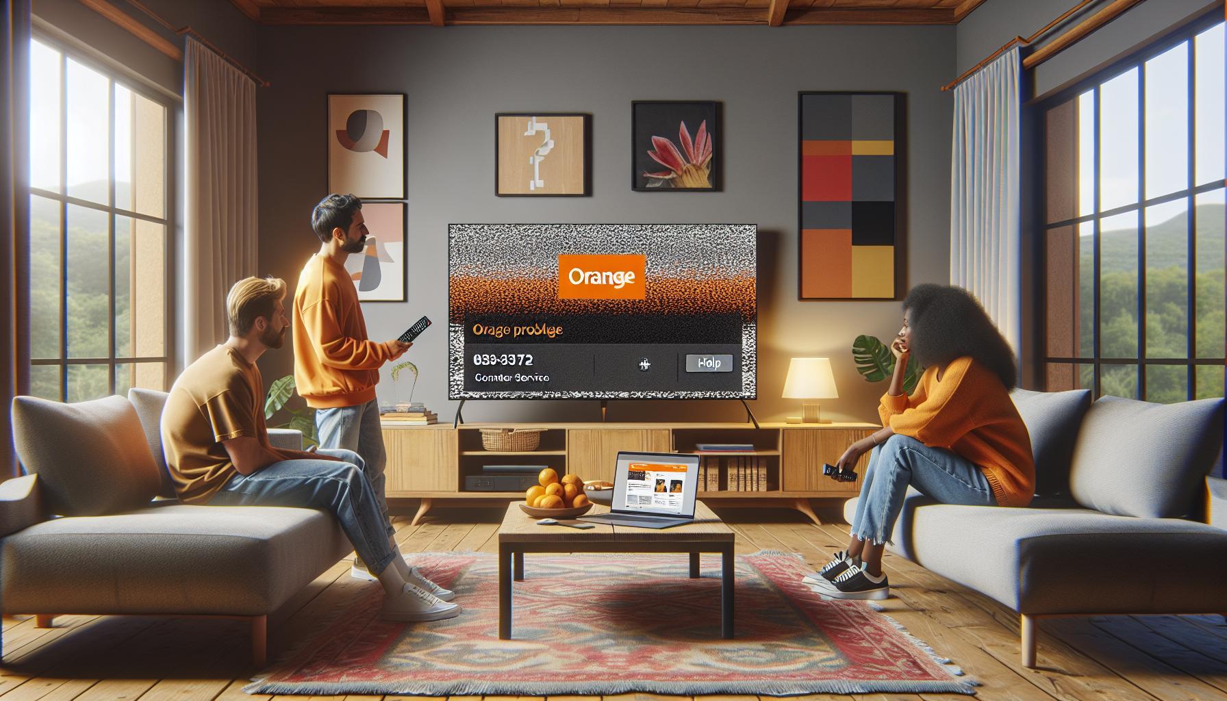 Arreglar problemas de imagen en tu televisor Orange