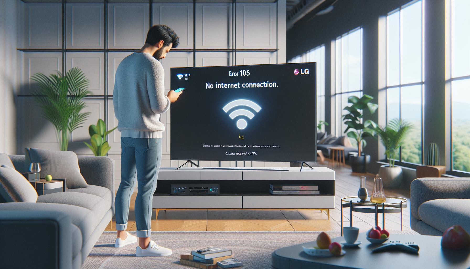 Causas Comunes del Error 105 en TVs LG