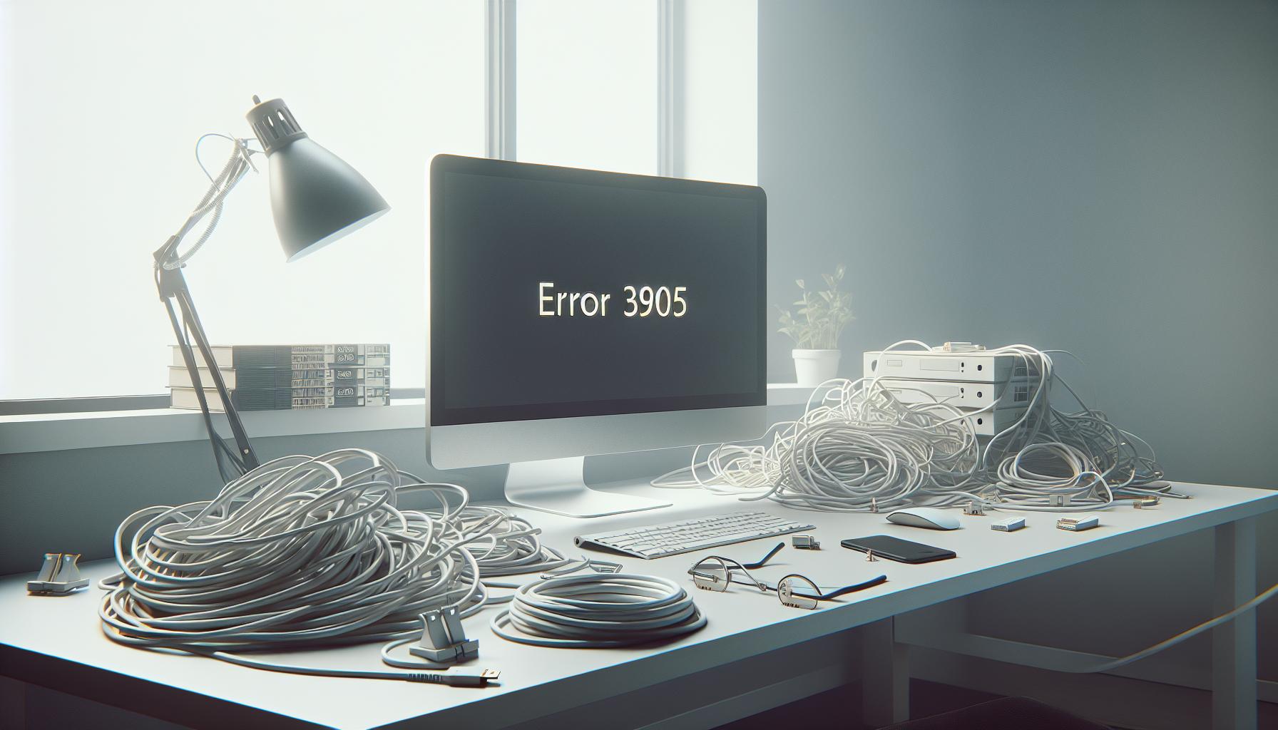 Causas Comunes del Error 3905