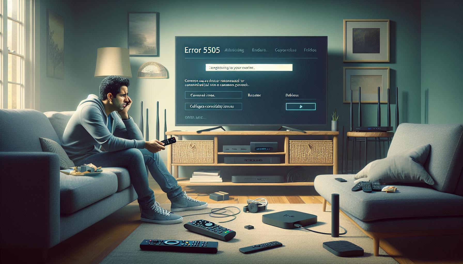 Codigo de Error 5505 Fire TV: Reparación en 5 Pasos 3 Causas comunes del error 5505 en Fire TV