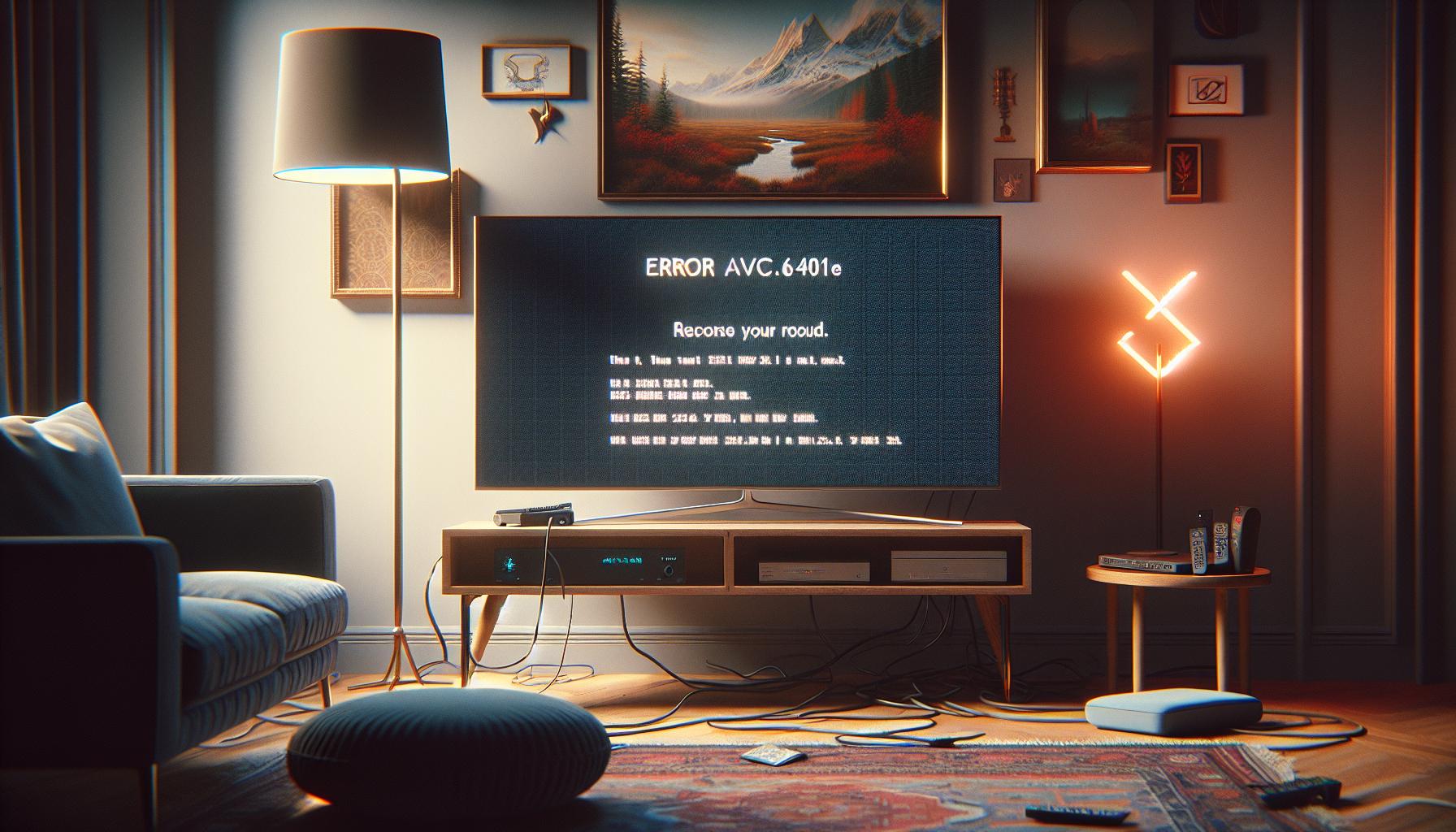Causas Comunes del Error AVC1.64001E en tu TV