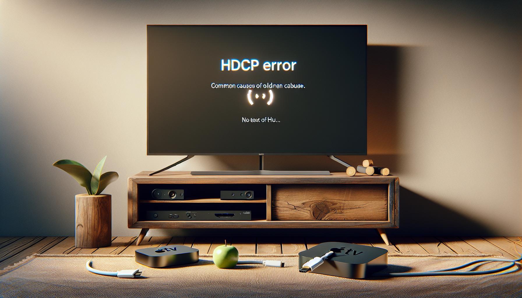 Causas comunes del error HDCP en Apple TV