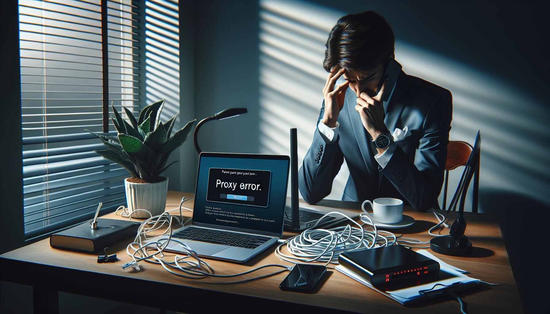 Causas comunes del error de proxy