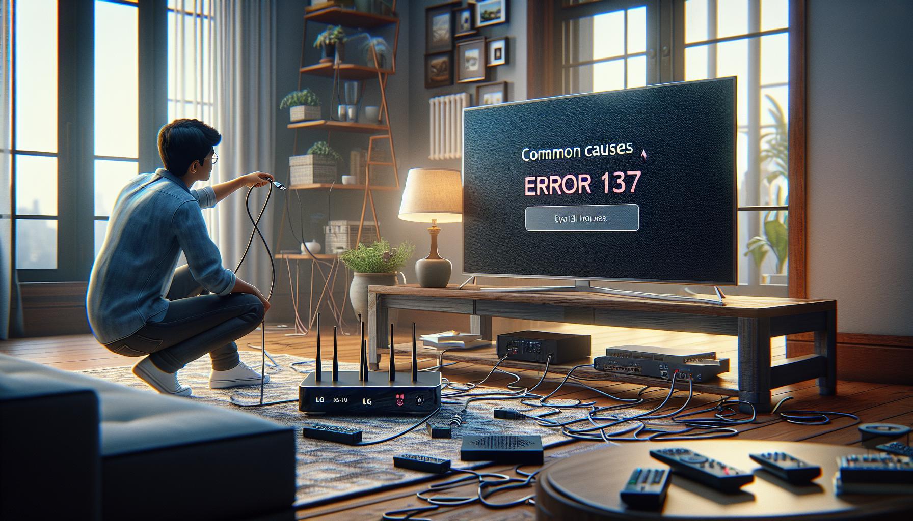 Causas Comunes de Error 137 en Televisores LG