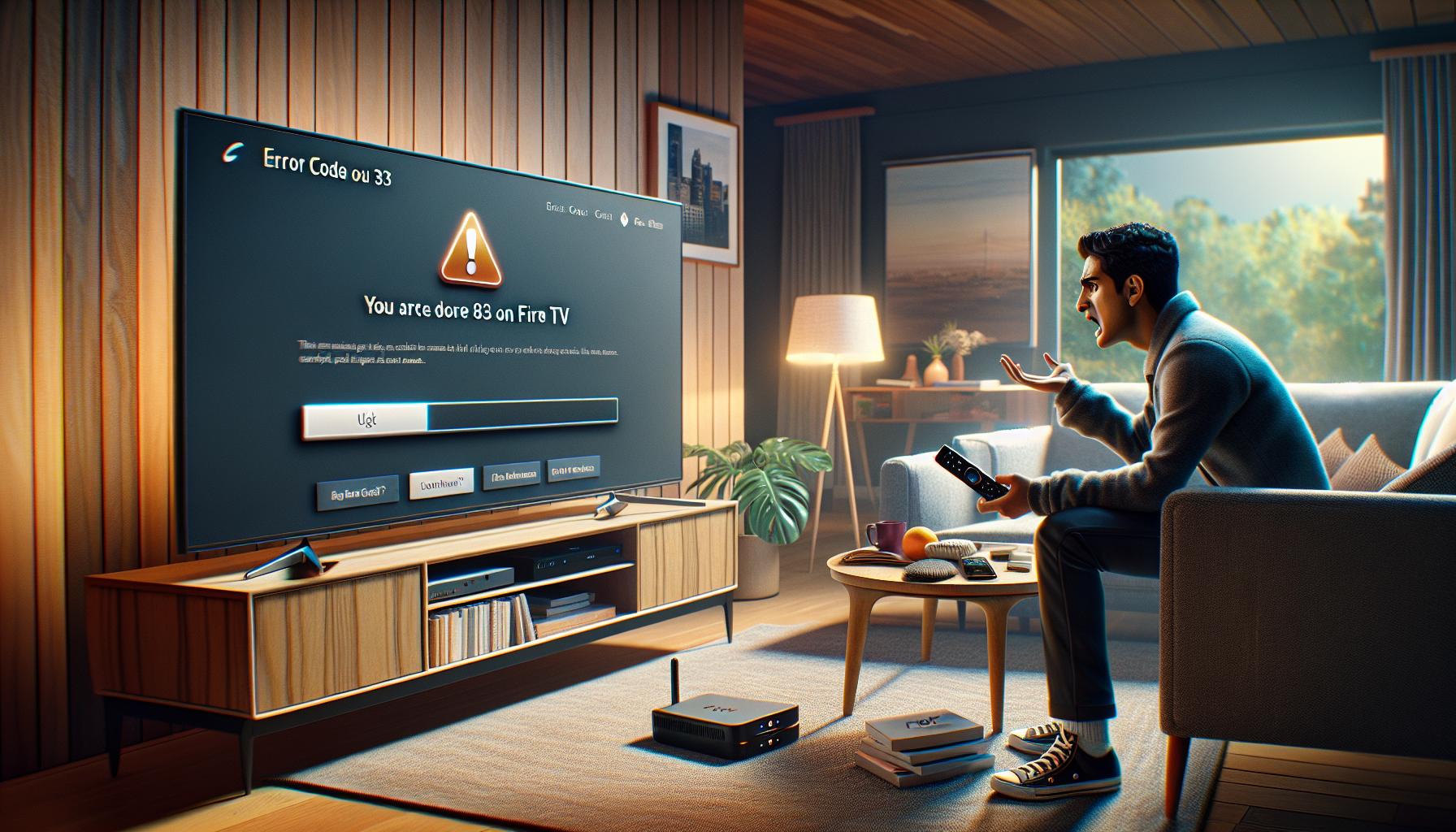 Causas del Código de Error 83 en Fire TV