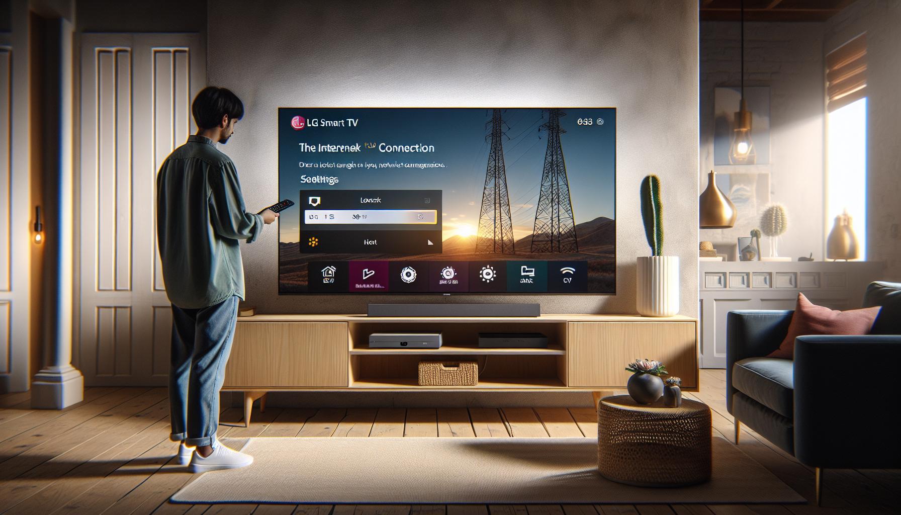 Cómo comprobar la conexión a Internet en tu LG TV