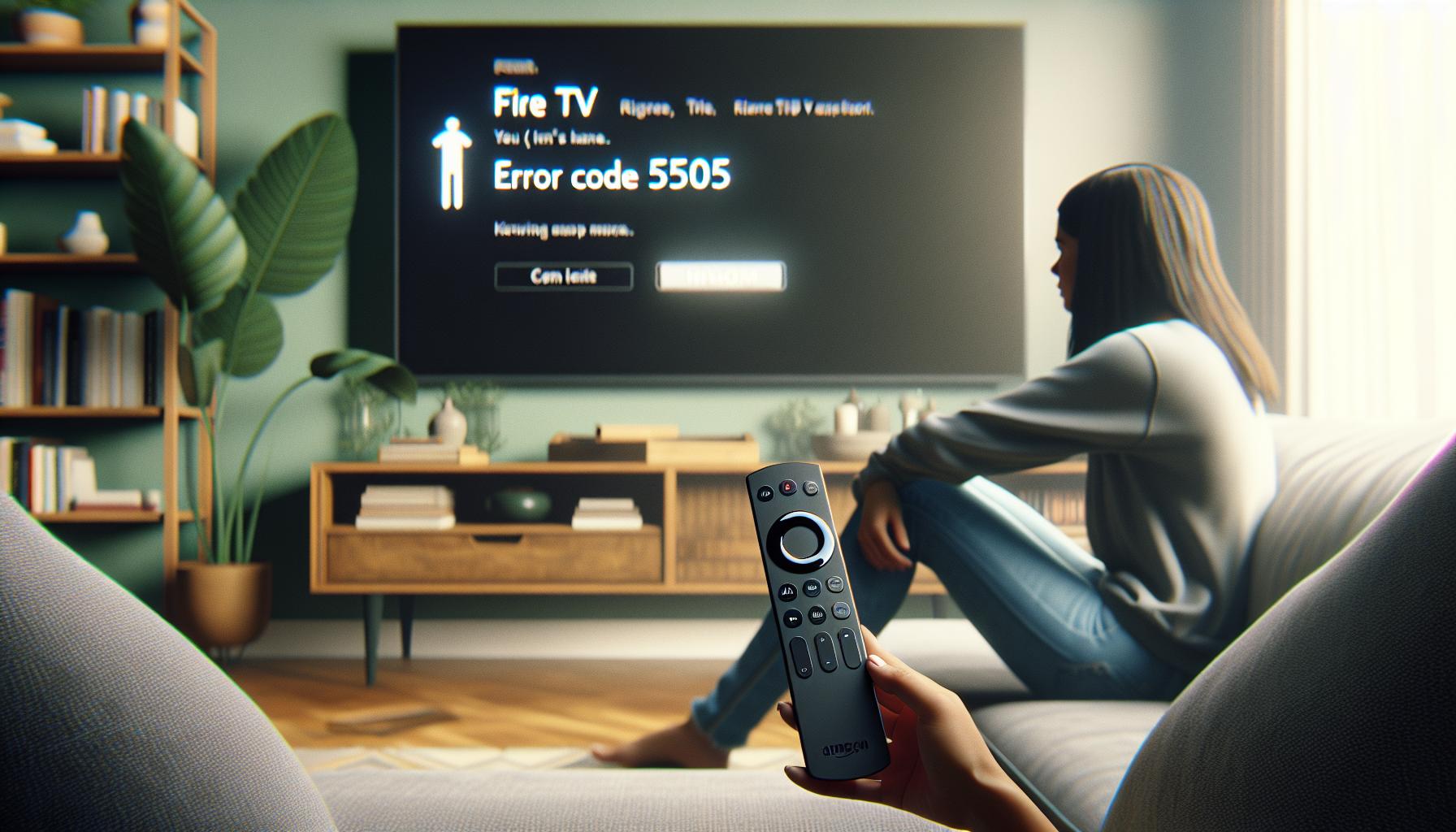 Codigo de Error 5505 Fire TV: Reparación en 5 Pasos 2 Cómo entender el Código de Error 5505 en Fire TV