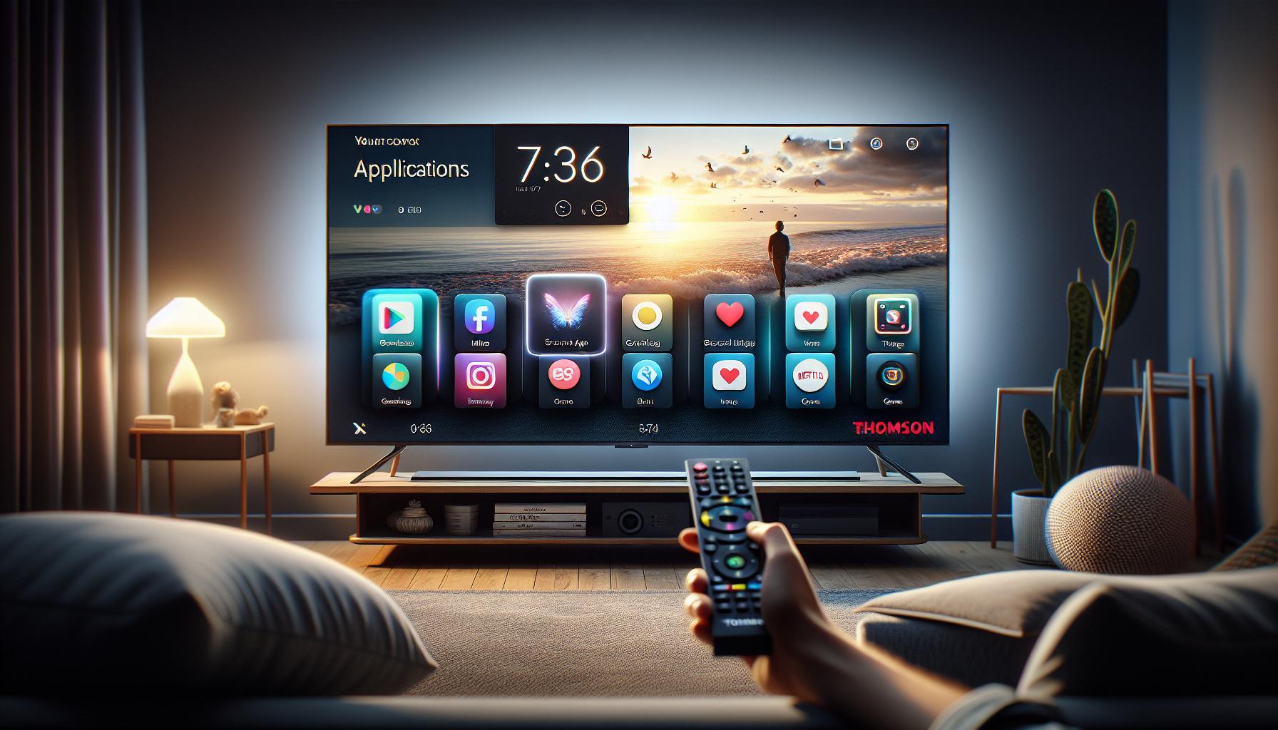 Cómo funcionan las aplicaciones en TV Thomson