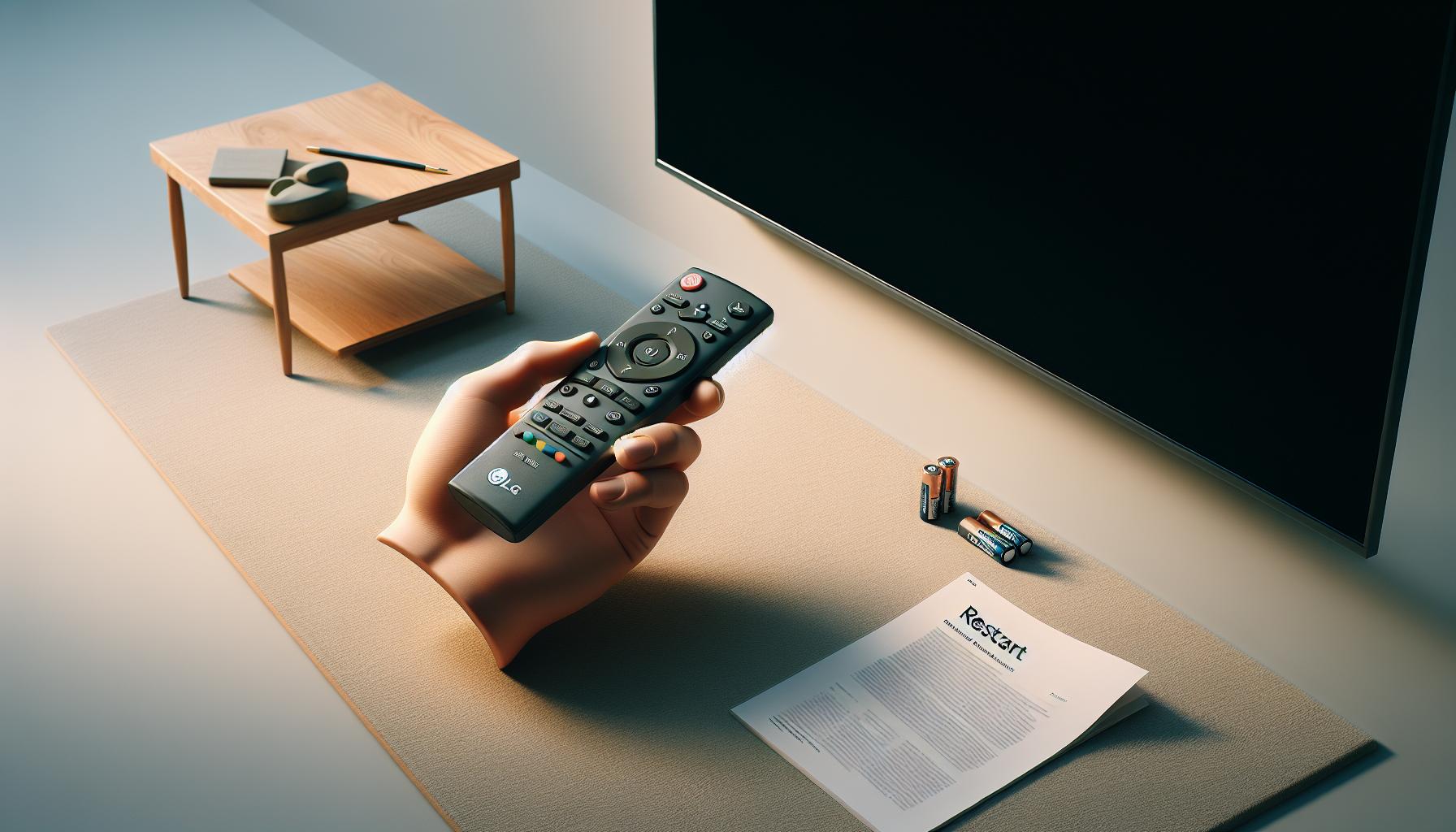 Cómo reiniciar el control remoto de tu TV LG
