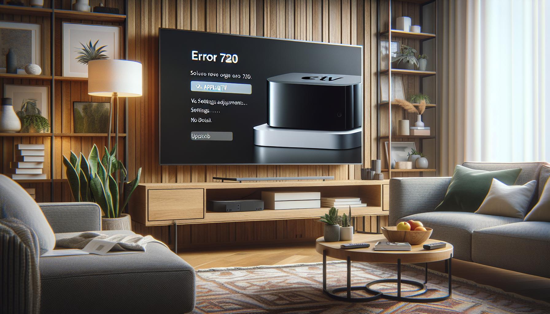 Apple TV Error 720: Arréglalo en Minutos 3 Cómo Solucionar el Error 720 en Apple TV Rápidamente