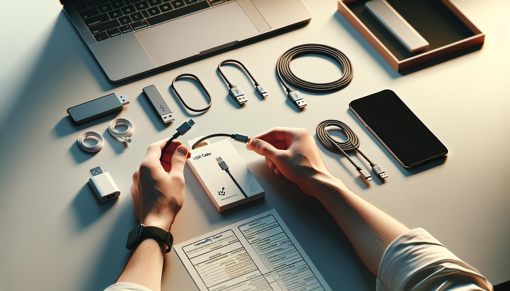 Cómo Verificar la Compatibilidad del Cable USB