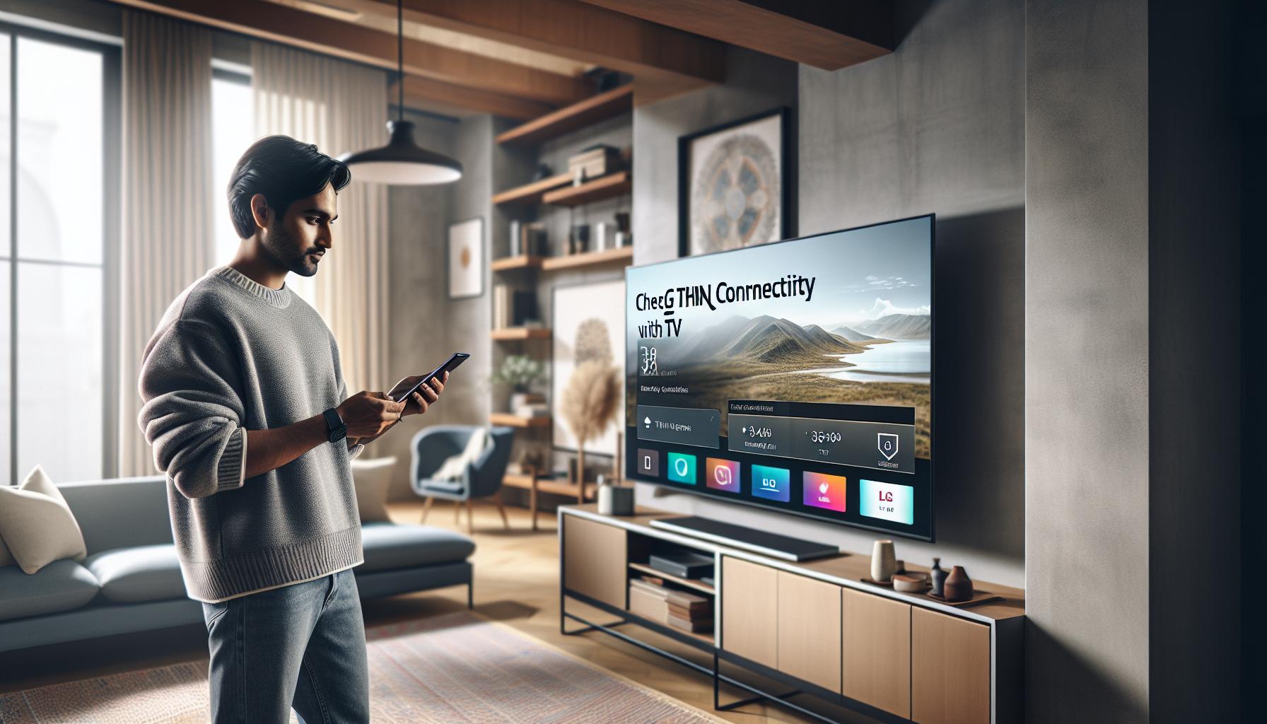 Cómo verificar la conectividad de LG ThinQ con tu TV