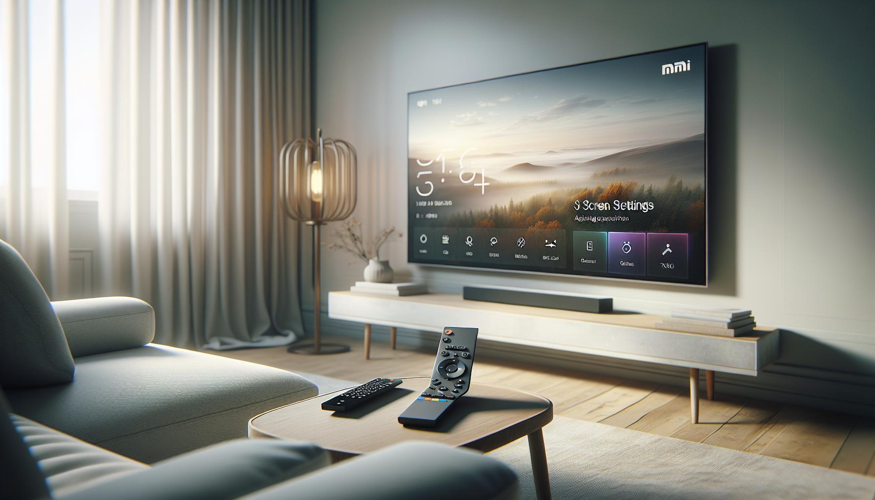 Configuración de Pantalla: Ajustes para TV y Xiaomi