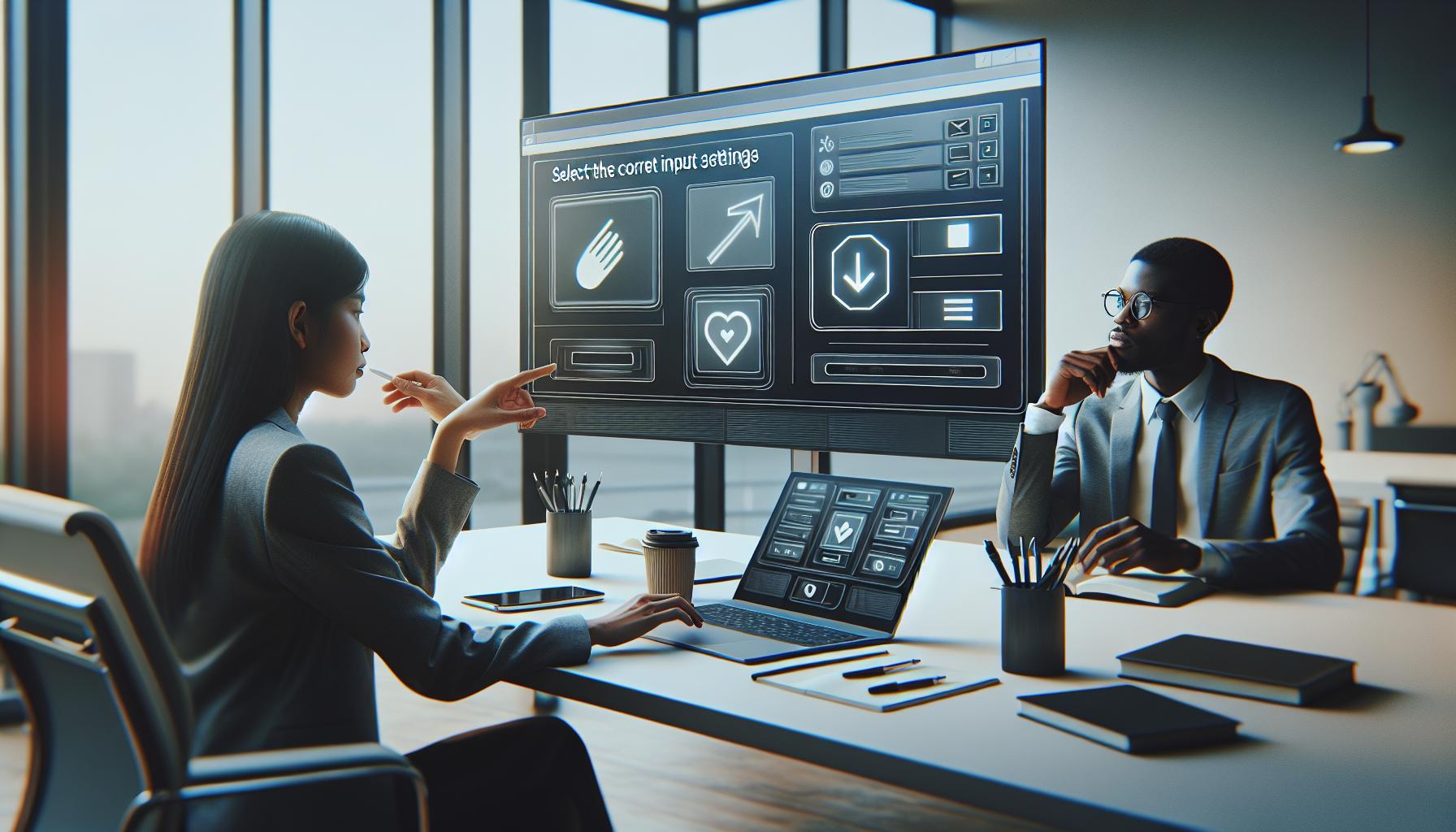 Configuraciones de entrada: Asegúrate de seleccionar la entrada correcta