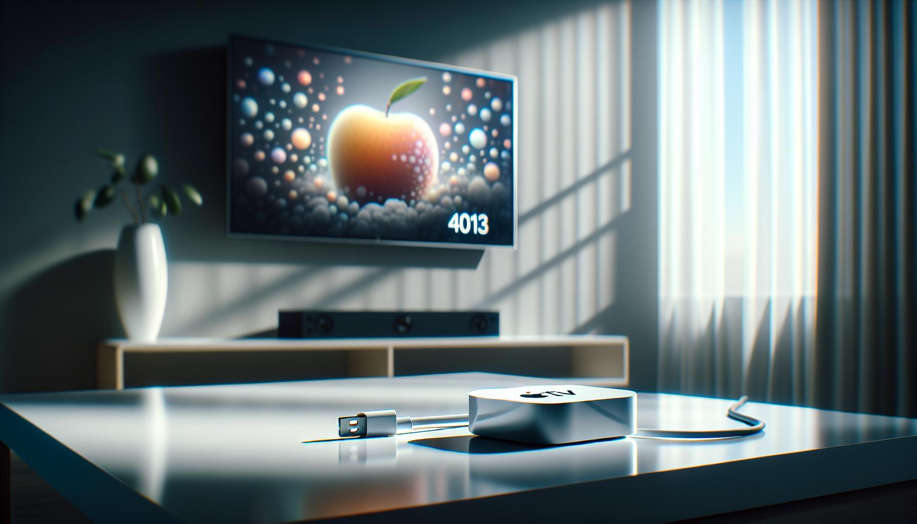 ¿Qué es el Error 4013 en Apple TV?