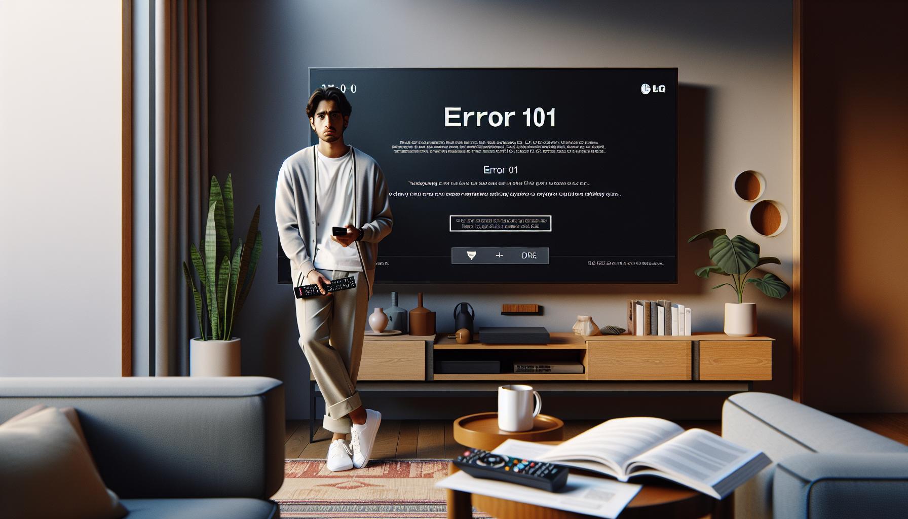 Guía para Arreglar Error 101 en LG TV