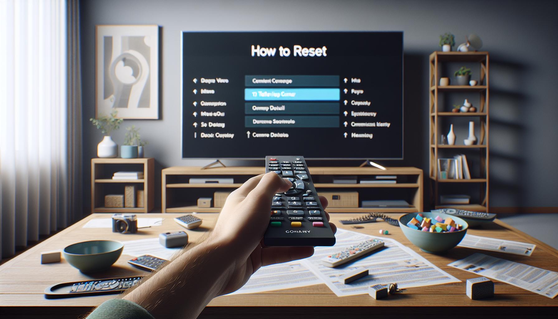 Guía Paso a Paso para Reiniciar tu Televisor
