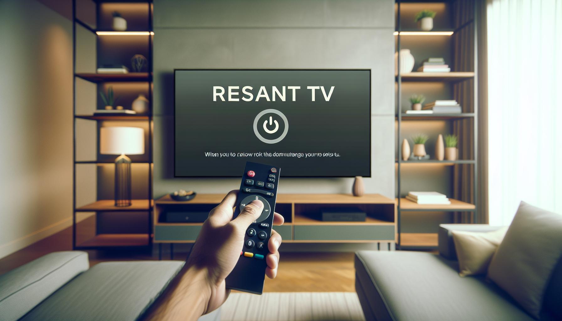Guía Paso a Paso para Reiniciar tu Smart TV