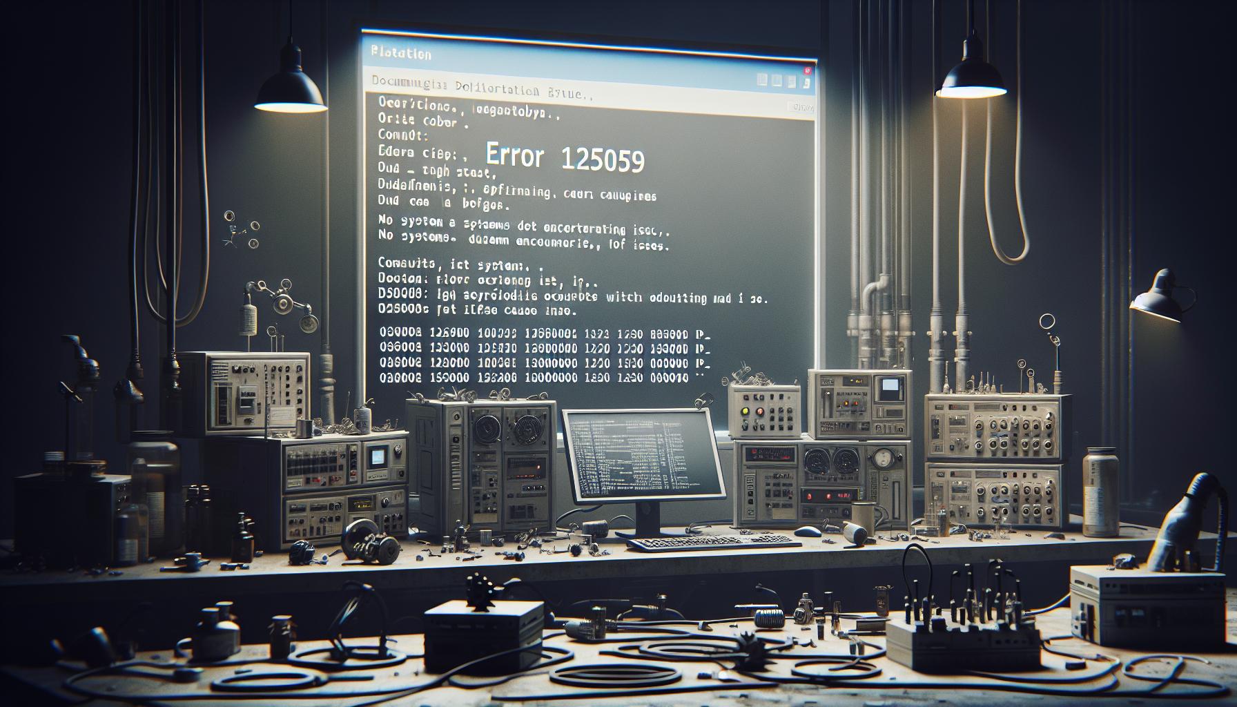 Identificación del Error 125059: Causas Comunes
