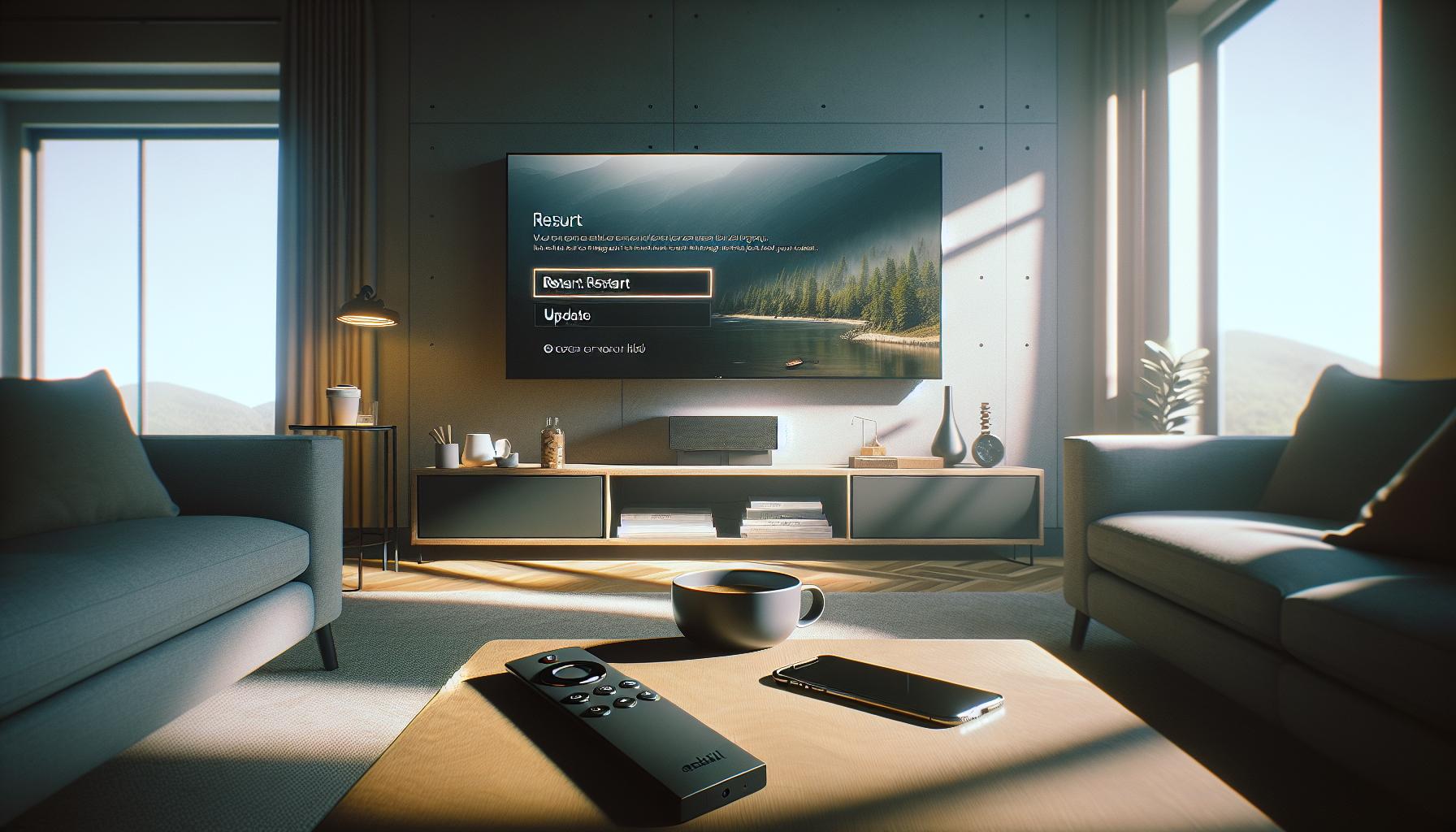 - Reiniciar y Actualizar tu Fire TV