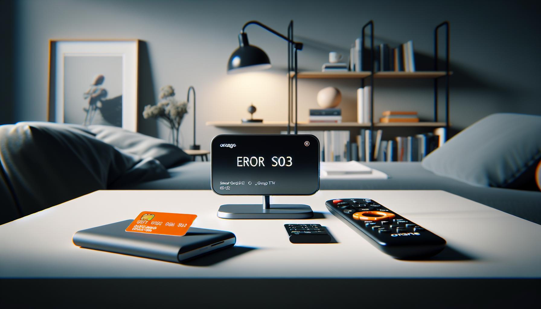 Adaptador Smart Card Orange TV Error S03: Cómo Arreglarlo