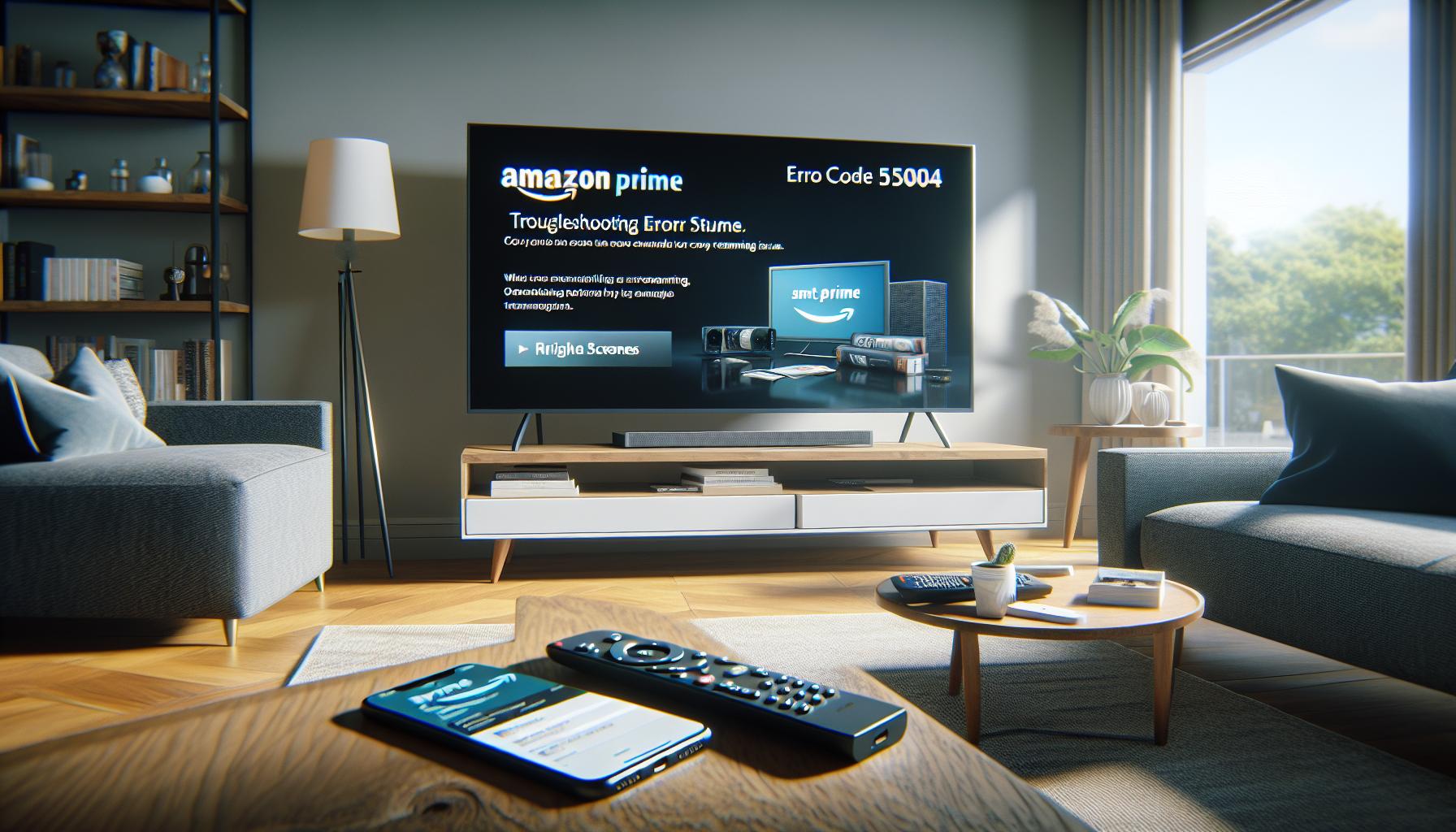 Amazon Prime Error Code 5004 on Smart TV: Solución