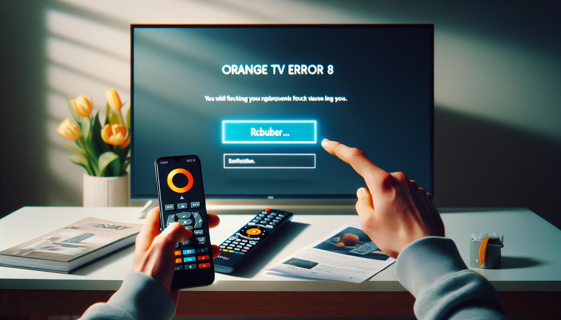Arreglar Error 8 Orange TV: 3 Métodos Que Funcionan 2 Arreglar Error 8 Orange TV: 3 Métodos Que Funcionan