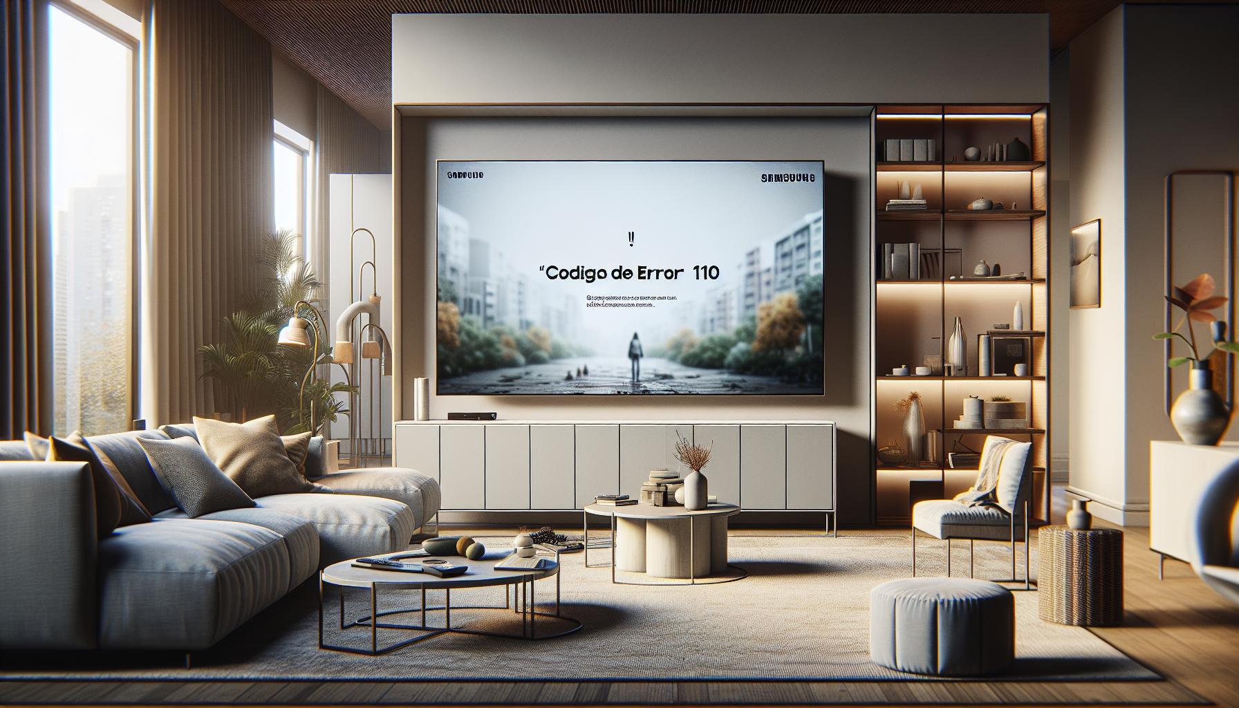 Codigo de Error 110 Samsung Smart TV: Arreglo Total