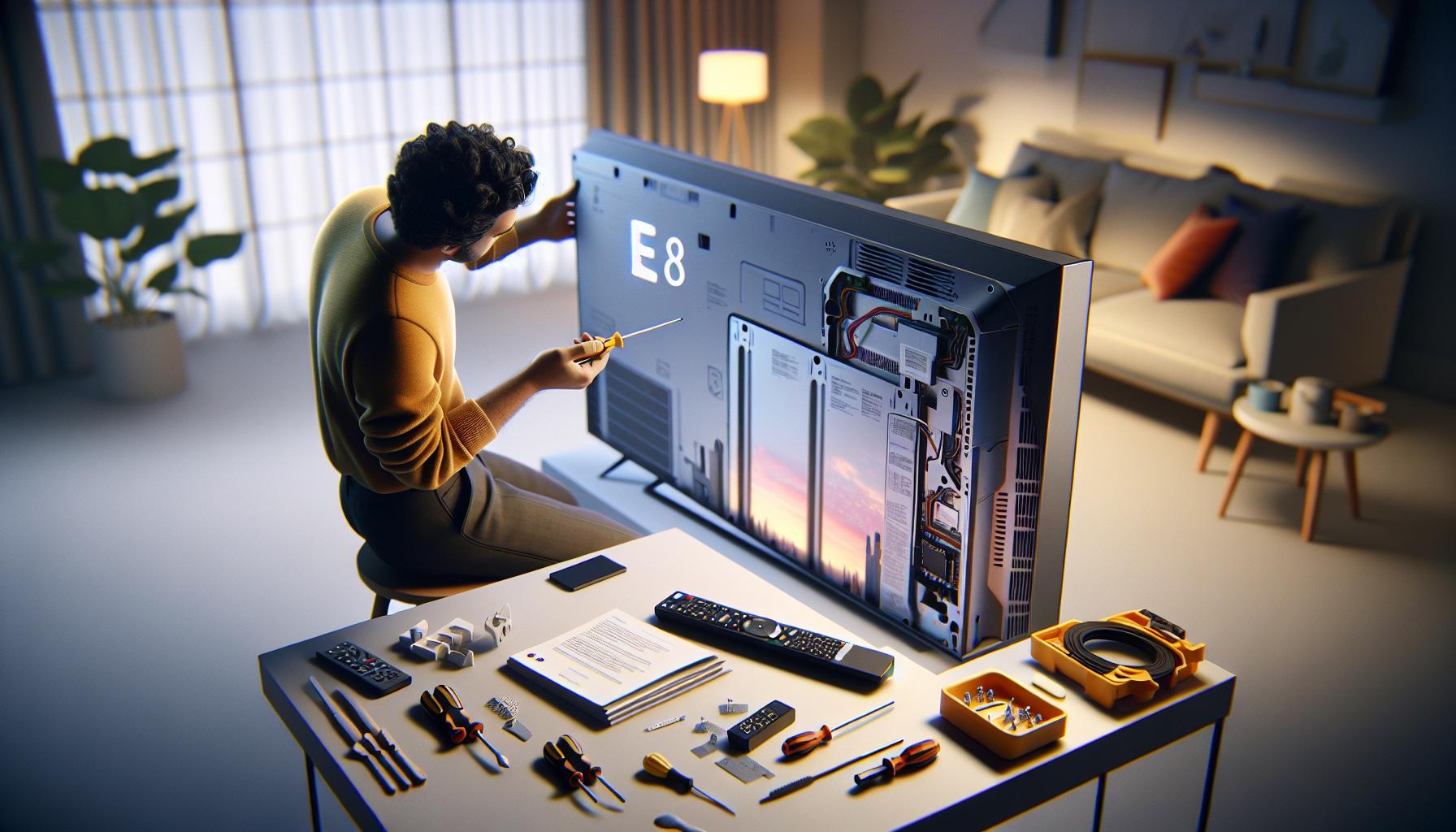 Como Solucionar Error E8 Orange en TV LG: Arreglo Rápido