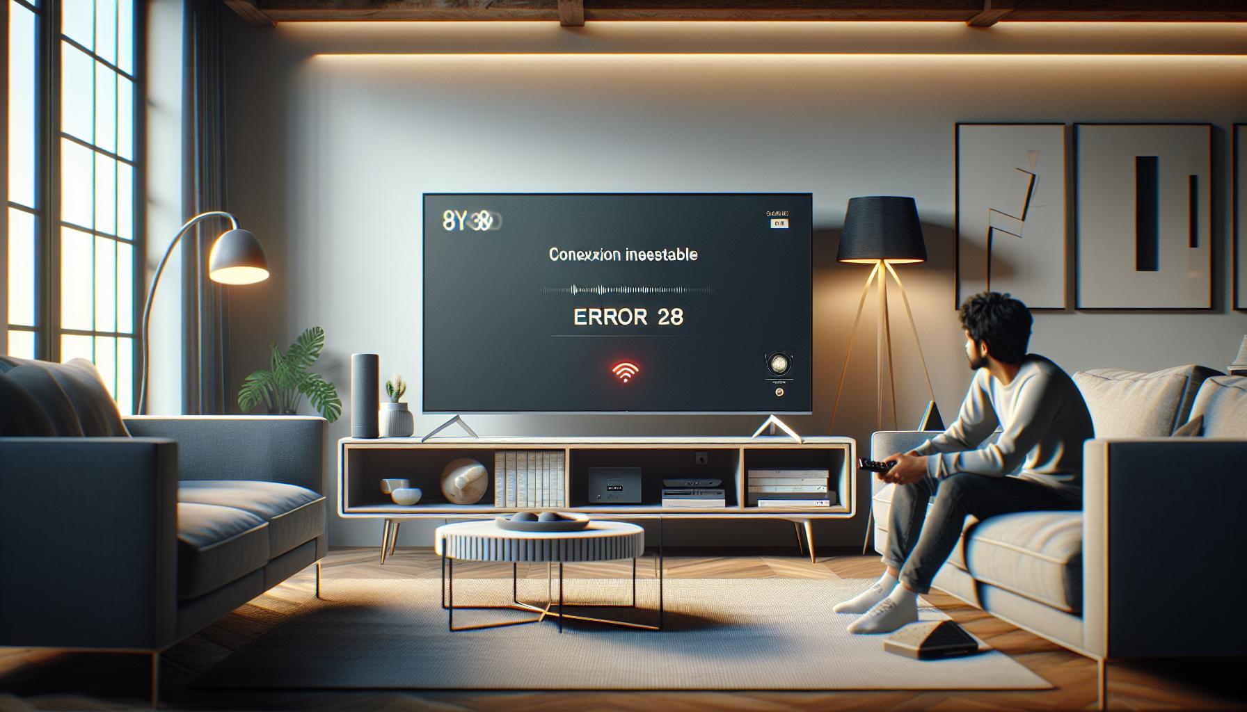 Conexion Inestable Smart TV Error 28: Arreglo Definitivo