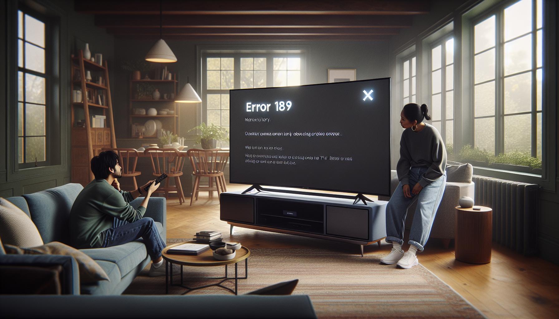 Error 189 TV Samsung: Cómo Solucionarlo Ya