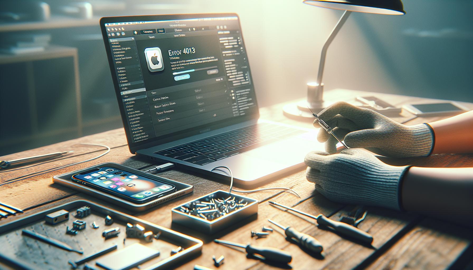 Reparación del Error 4013 con iTunes