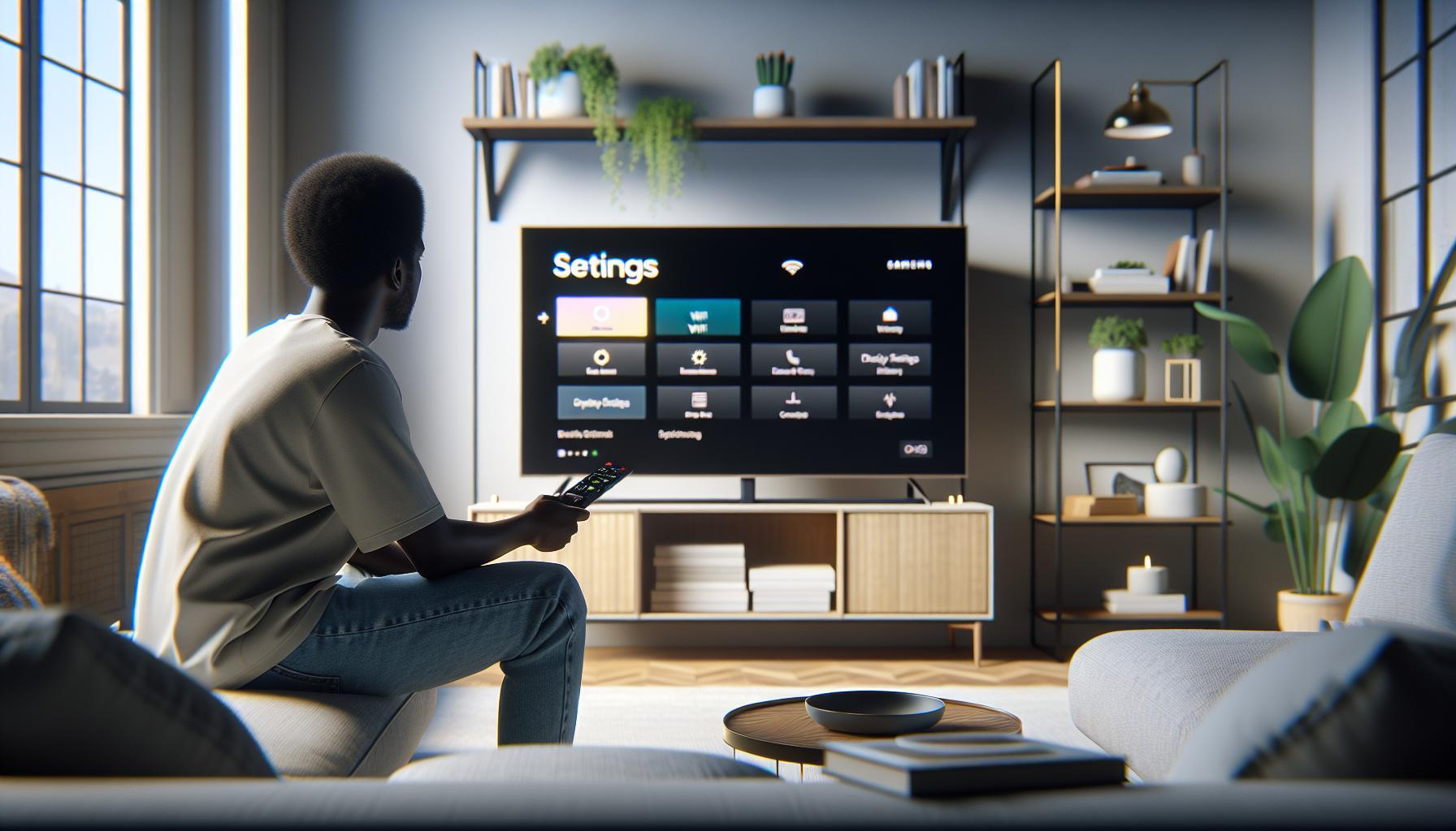 Revisar la configuración del Smart TV Samsung