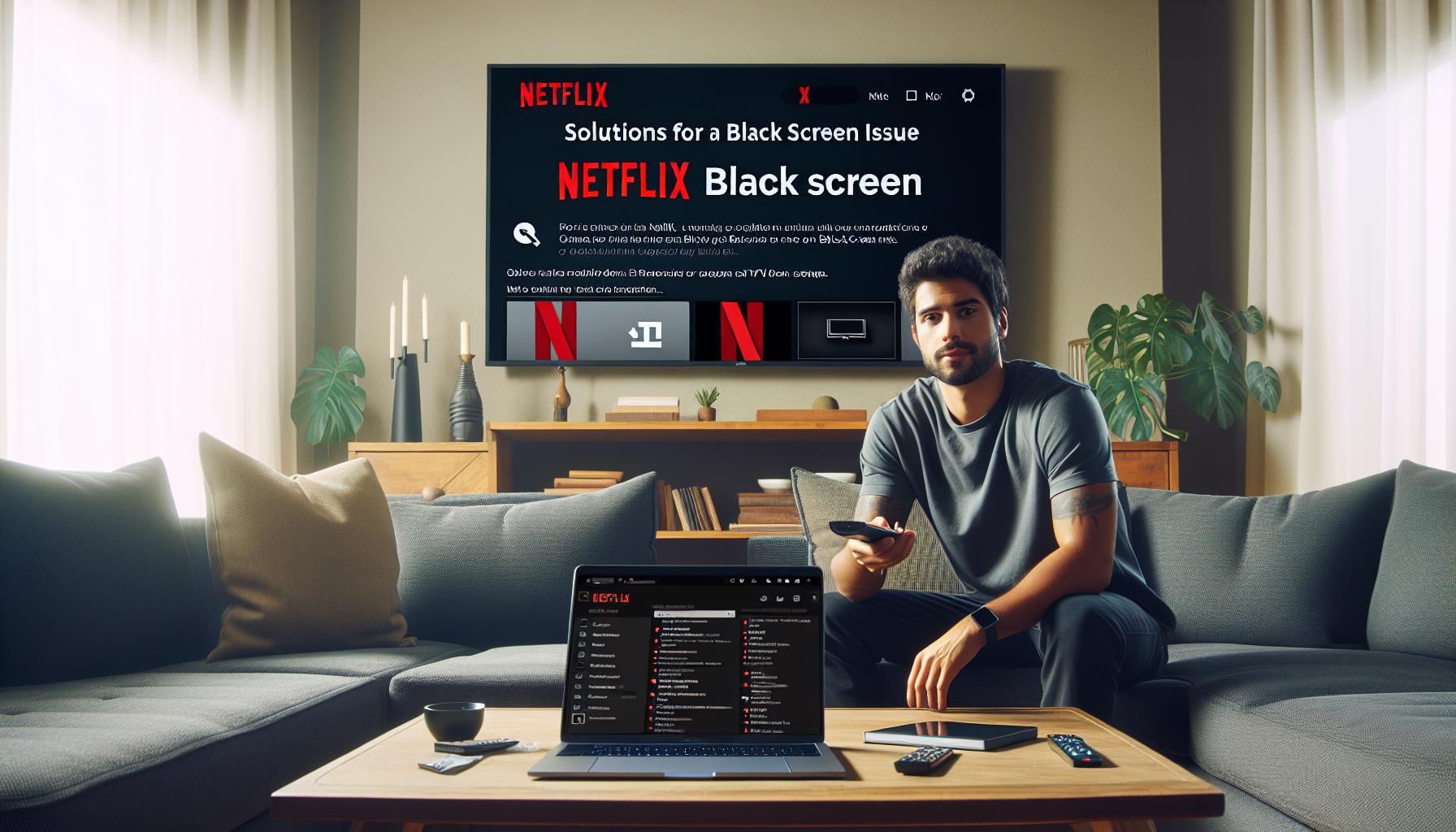 Soluciones para Pantalla Negra en Netflix