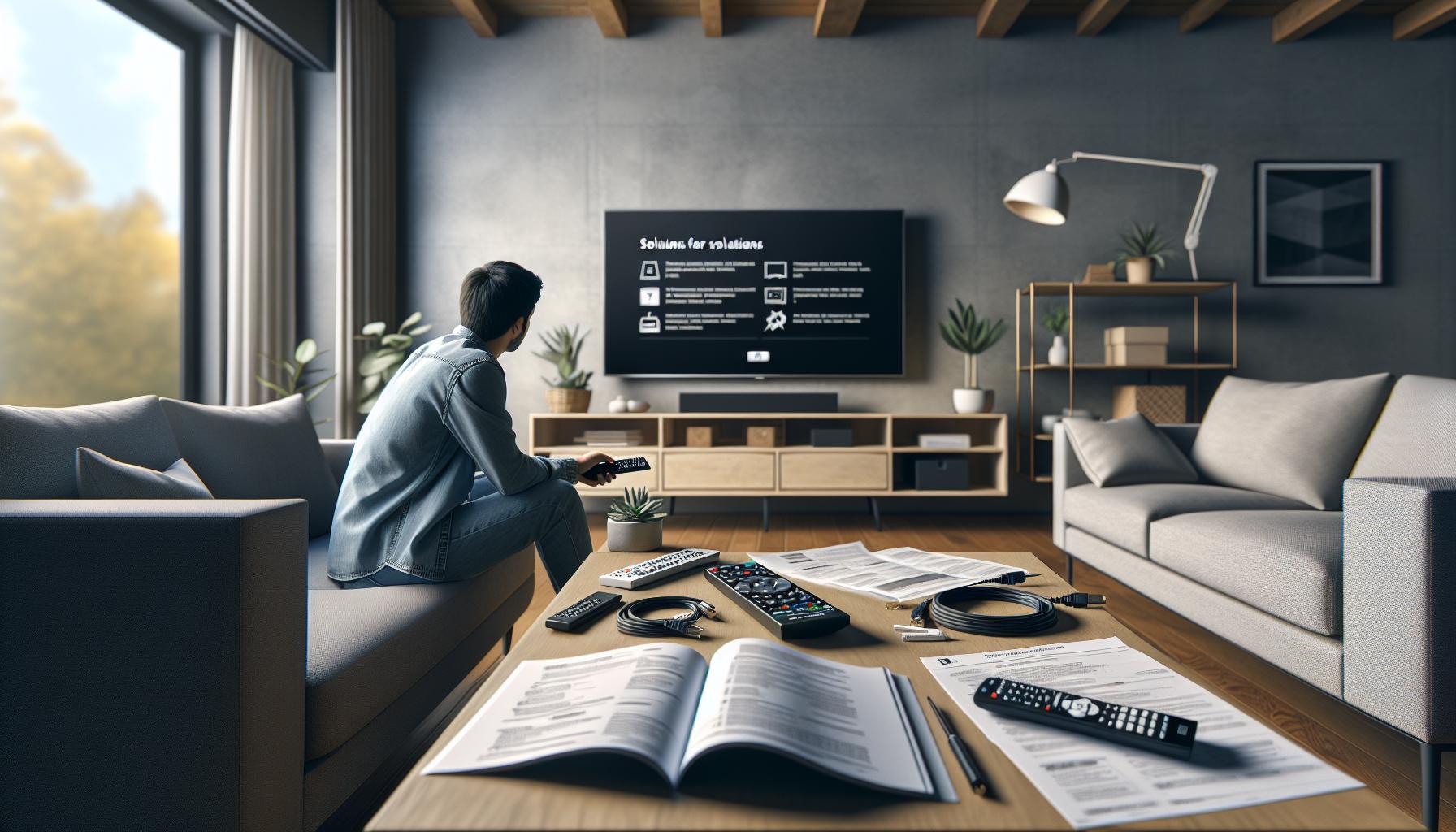 Errores de TV: Guía Completa de Soluciones 2026 3 Soluciones para la Pantalla Negra de tu Televisor