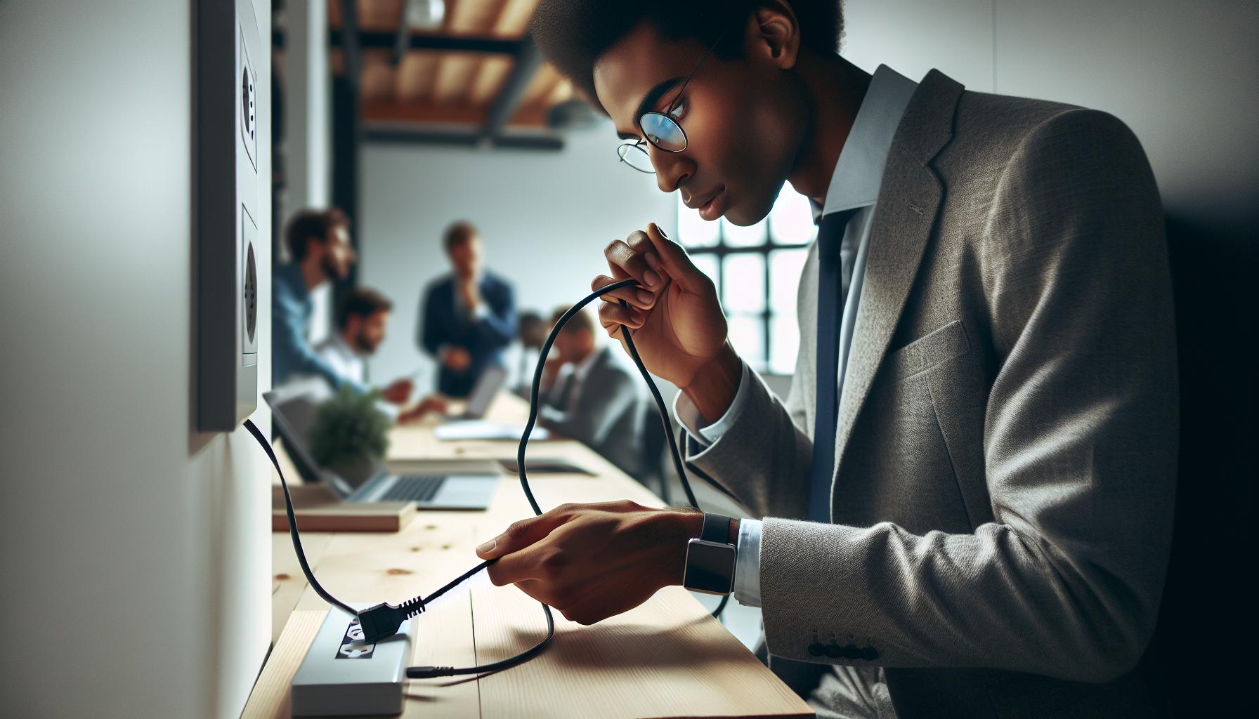 Verifica la Conexión de Alimentación