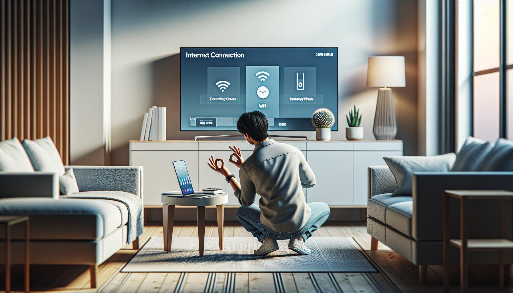 Verifica la conexión a Internet en Samsung Smart TV