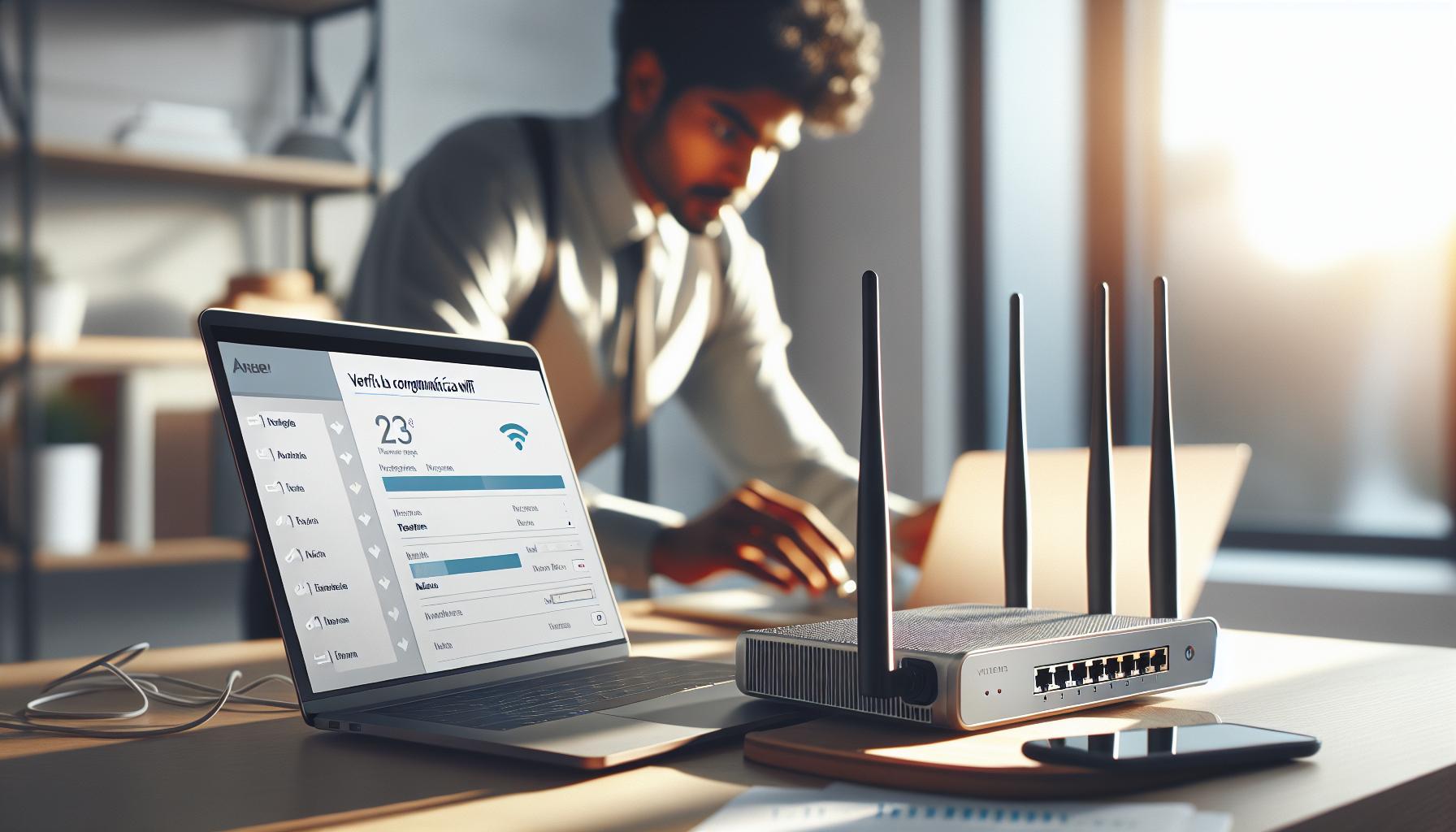 Verifica la configuración de tu red WiFi