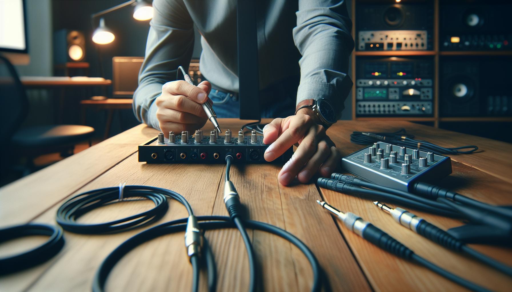 Verificación rápida de conexiones de audio